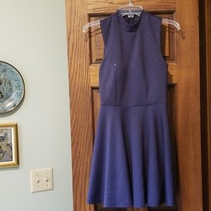 Navy sleeveless dress